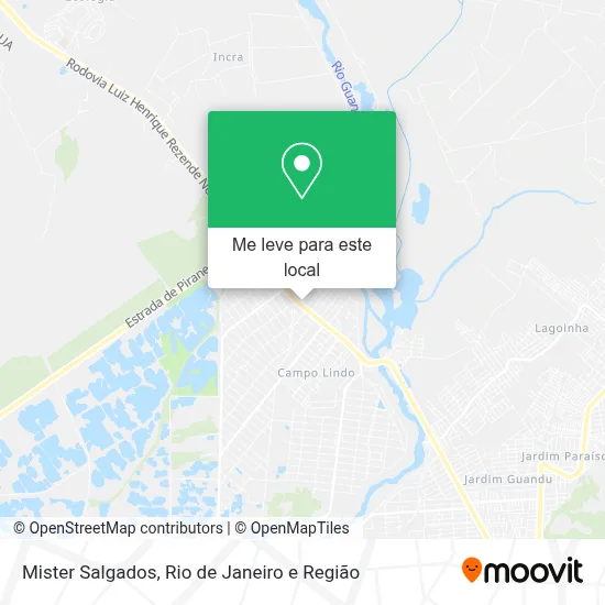 Mister Salgados mapa