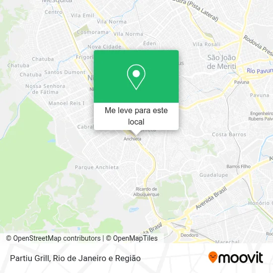 Partiu Grill mapa