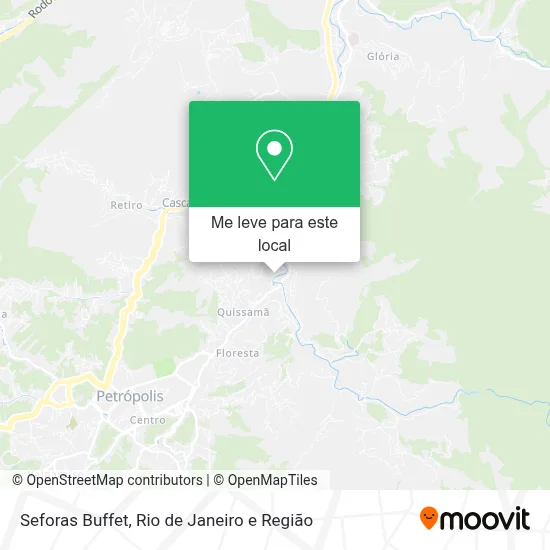 Seforas Buffet mapa