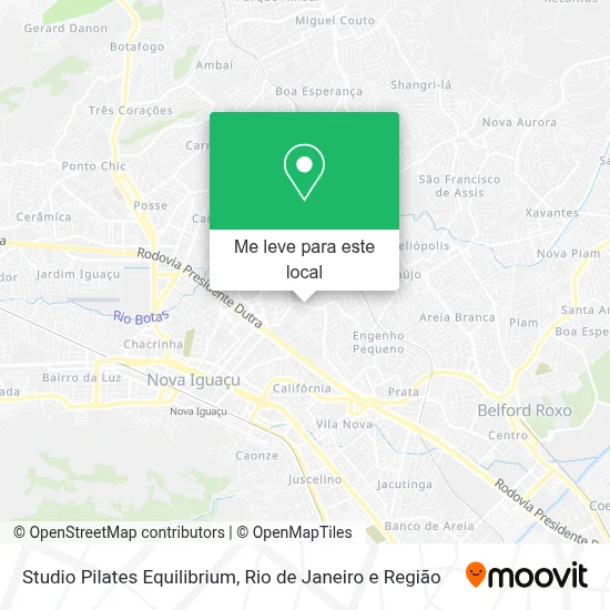 Studio Pilates Equilibrium mapa