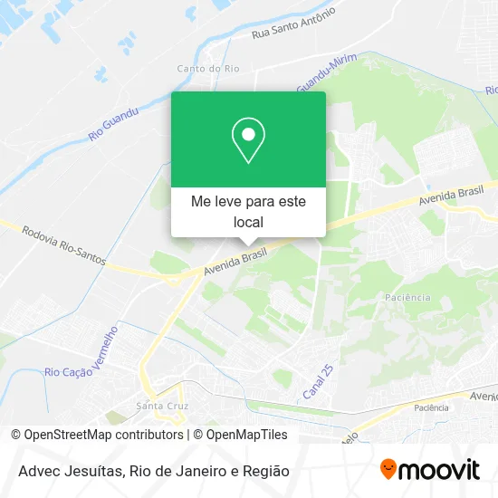 Advec Jesuítas mapa