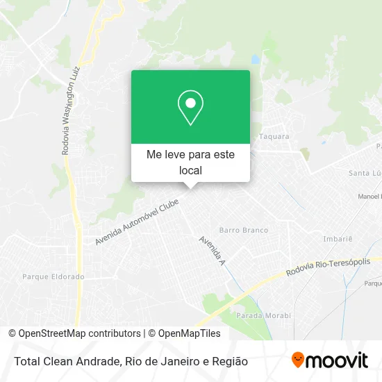 Total Clean Andrade mapa