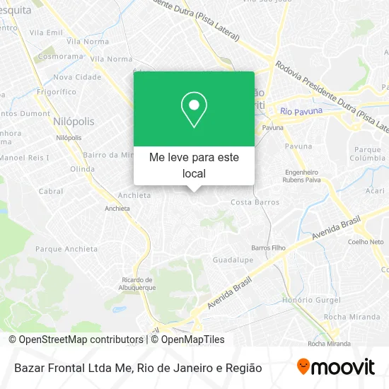 Bazar Frontal Ltda Me mapa