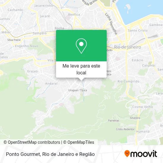 Ponto Gourmet mapa