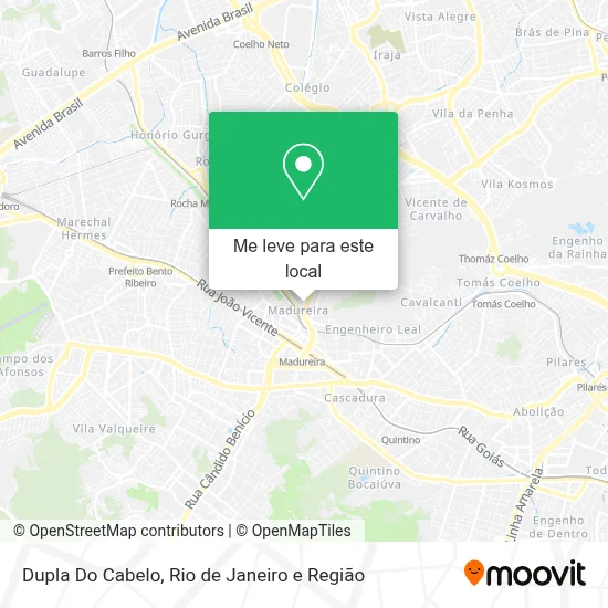 Dupla Do Cabelo mapa
