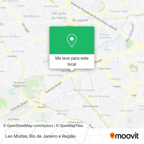 Leo Modas mapa