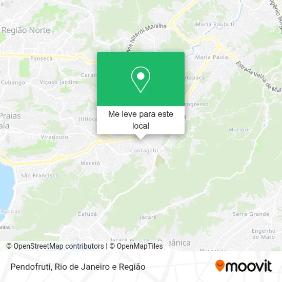 Pendofruti mapa
