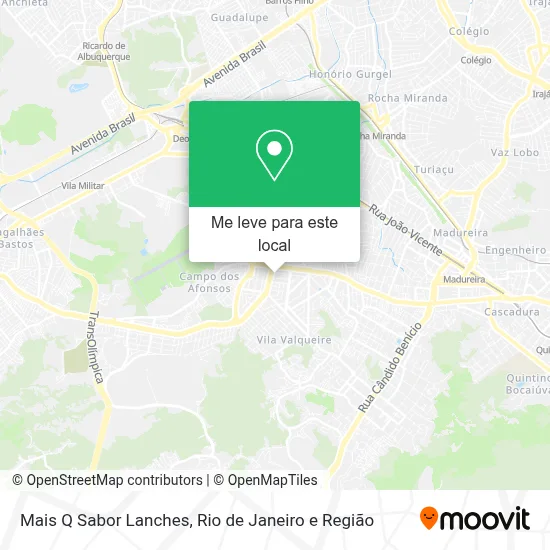Mais Q Sabor Lanches mapa