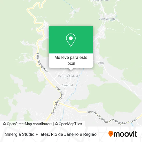 Sinergia Studio Pilates mapa