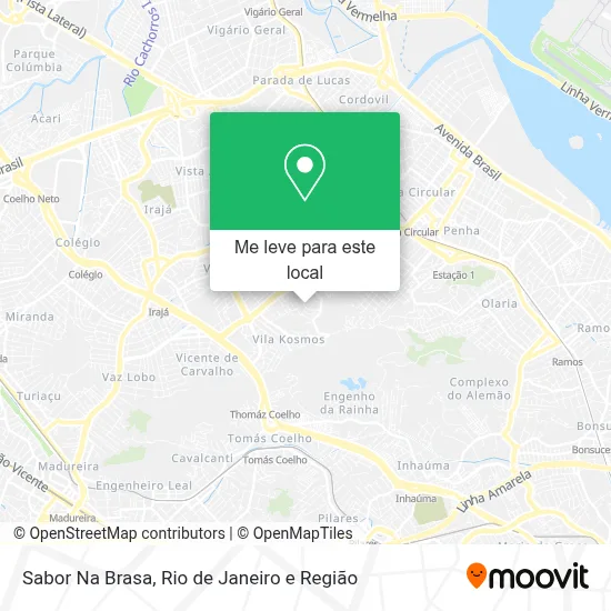 Sabor Na Brasa mapa