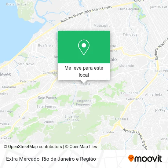 Extra Mercado mapa
