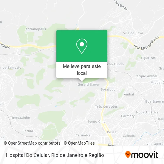 Hospital Do Celular mapa
