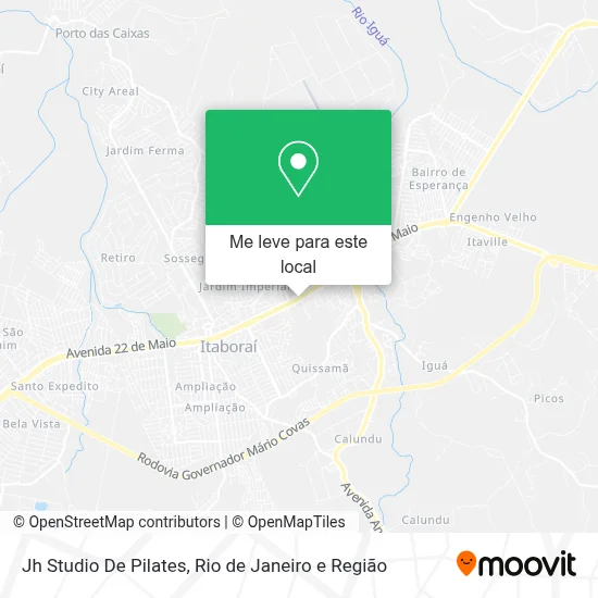 Jh Studio De Pilates mapa