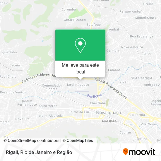 Rigali mapa