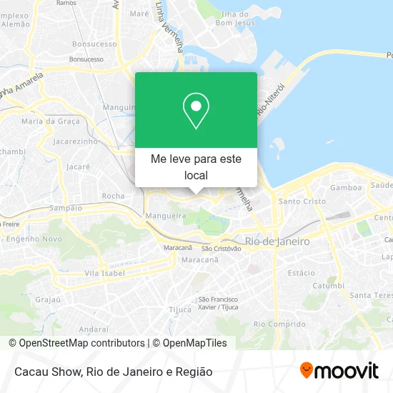 Cacau Show mapa