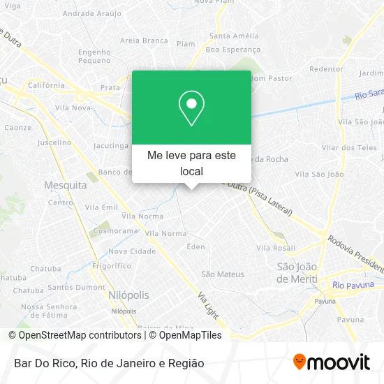 Bar Do Rico mapa