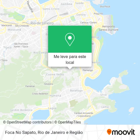 Foca No Sapato mapa