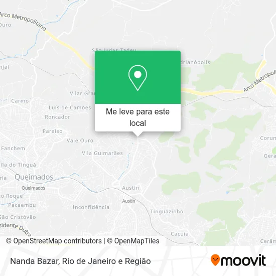 Nanda Bazar mapa