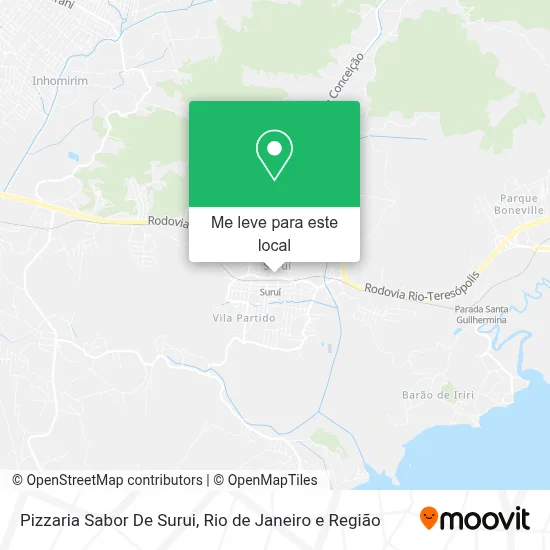 Pizzaria Sabor De Surui mapa