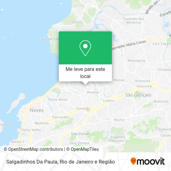 Salgadinhos Da Paula mapa