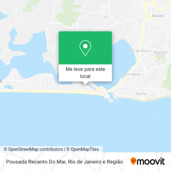 Pousada Recanto Do Mar mapa