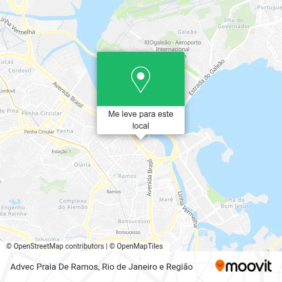 Advec Praia De Ramos mapa
