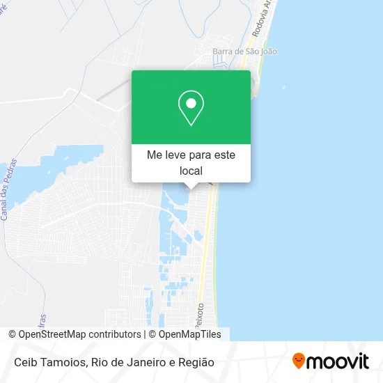 Ceib Tamoios mapa