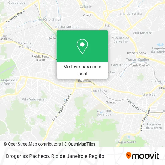 Drogarias Pacheco mapa