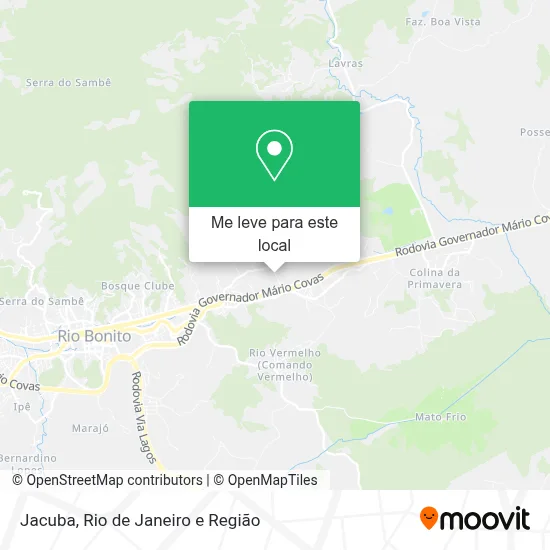 Jacuba mapa