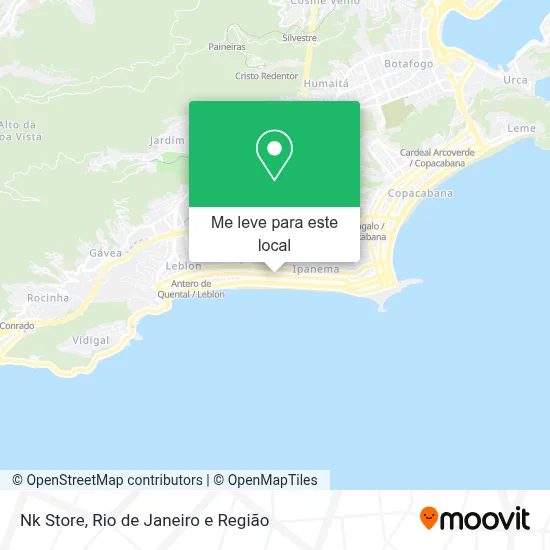 Nk Store mapa