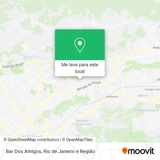 Bar Dos Amigos mapa