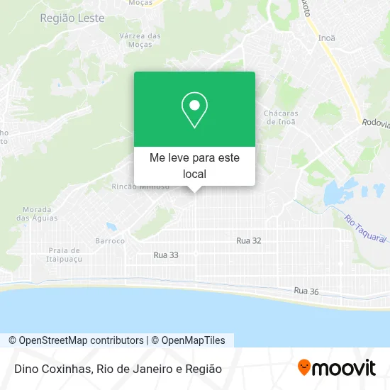 Dino Coxinhas mapa