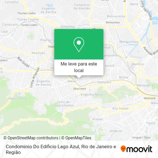Condominio Do Edificio Lago Azul mapa