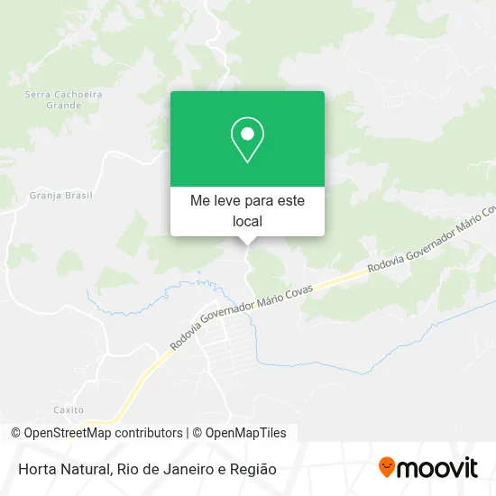 Horta Natural mapa