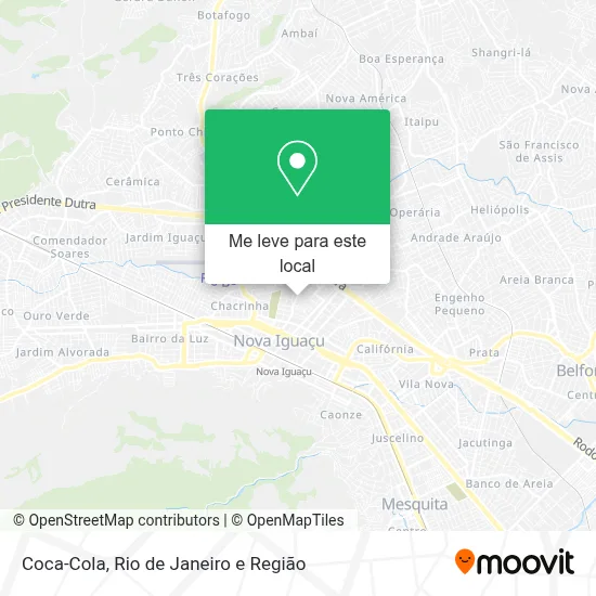 Coca-Cola mapa
