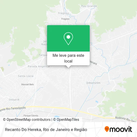Recanto Do Hereka mapa