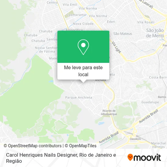 Carol Henriques Nails Designer mapa