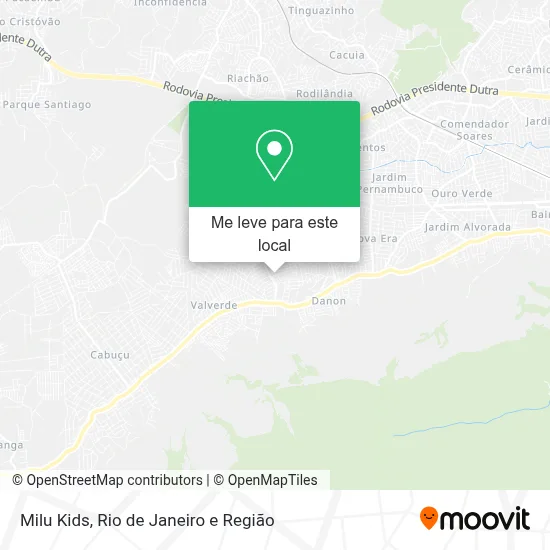Milu Kids mapa