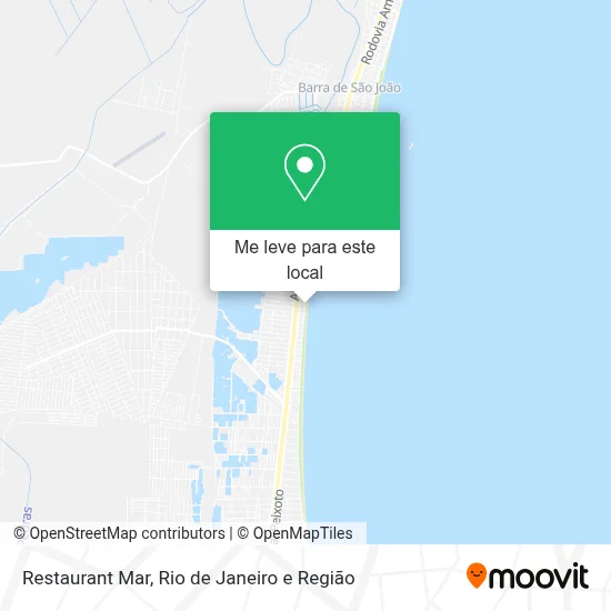 Restaurant Mar mapa