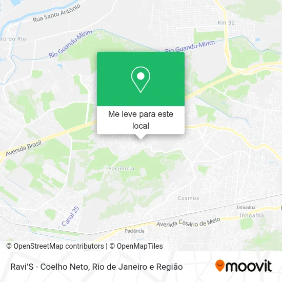 Ravi’S - Coelho Neto mapa