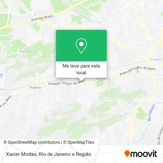 Xavier Modas mapa