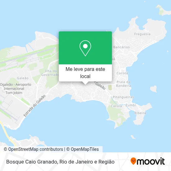 Bosque Caio Granado mapa