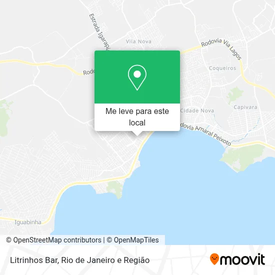 Litrinhos Bar mapa