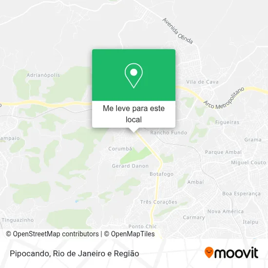 Pipocando mapa