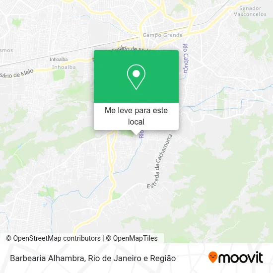 Barbearia Alhambra mapa