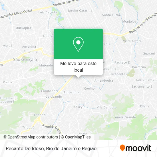Recanto Do Idoso mapa