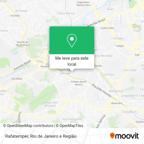 Rafatemper mapa