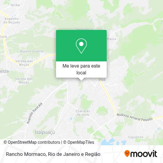 Rancho Mormaco mapa