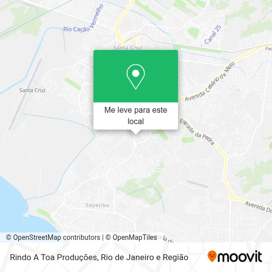 Rindo A Toa Produções mapa