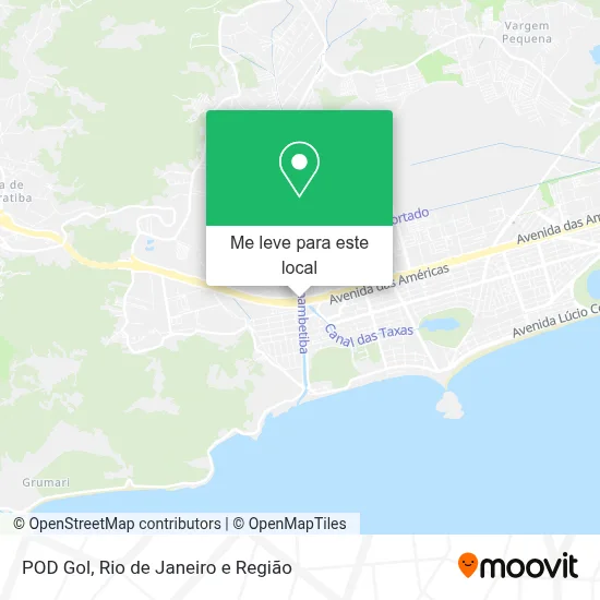 POD Gol mapa